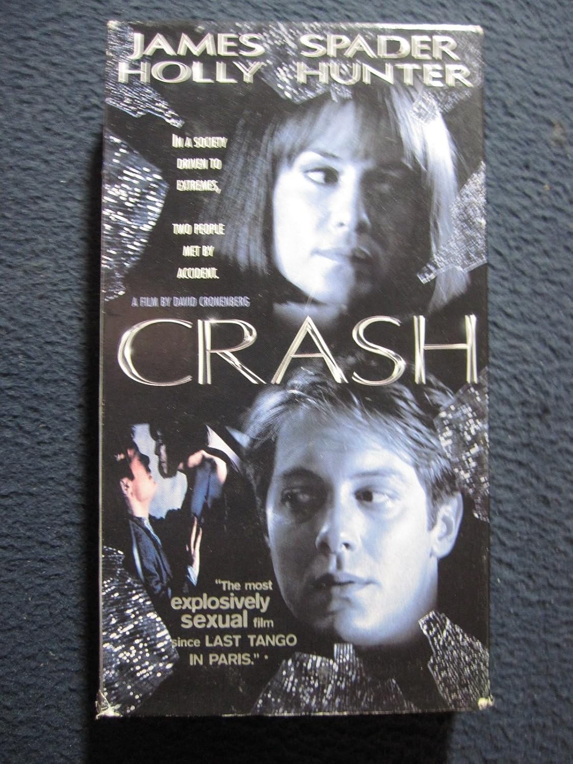 Crash [VHS] James Spader, Holly Hunter, Elias Koteas