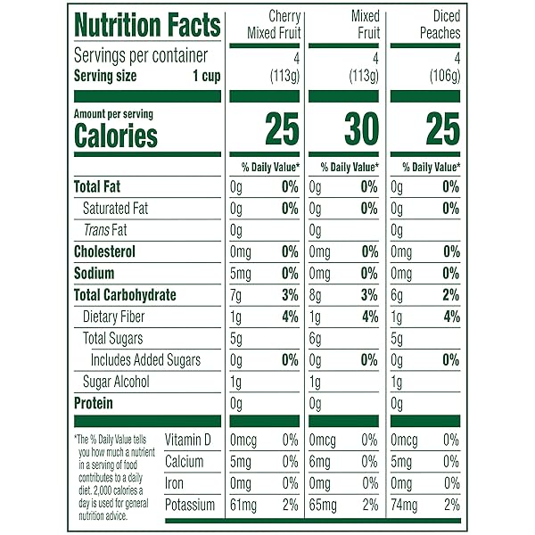 DEL MONTE, FRUIT CUP SNACKS, DICED PEACHES CHERRY MIXED FRUIT MIXED FRUIT, FAMILY PACK, 12 COUNT