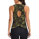 Alaroo Womens Workout Tank Tops Sleeveless Short Shirts for Sport Athletic Yoga Running Gym Loose Crop 2026