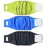 Wegreeco Washable Male Dog Belly Wrap - Pack of 3