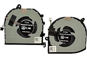 Fan Replacement for Dell XPS 15 9570 CPU Fan & Gpu Fan TK9J1 08YY9 CN-0TK9J1 CN-008YY9