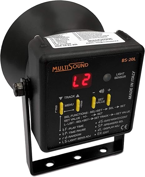 Multisound Bs 20l Sonic Bird Repeller For Pigeons Starlings Seagulls Magpie Crow Audible Birds Scarer That Eliminates The Problem Of Harmful Birds In A Natural Way Bs 20l Farm 10 Amazon Co Uk Garden