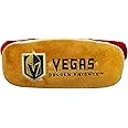 Pets First NHL LAS Vegas Golden Knights HOT Dog Plush Dog & CAT Squeak Toy - Cutest HOT-Dog Snack Plush Toy for Dogs & Cats with Inner Squeaker & Beautiful Hockey Team Name/Logo 8 x 5 x 3 Inches