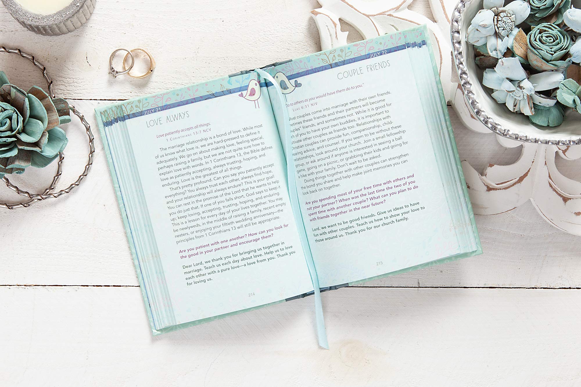 A Little God Time for Couples: 365 Daily Devotions (Hardcover) – Perfect Engagement, Wedding and Anniversary Gift for Couples