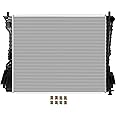 SCITOO CU2789 Radiator Assembly Compatible with 2005-2014 for Ford for Mustang 3.7L 4.0L 4.6L 5.0L V6 V8