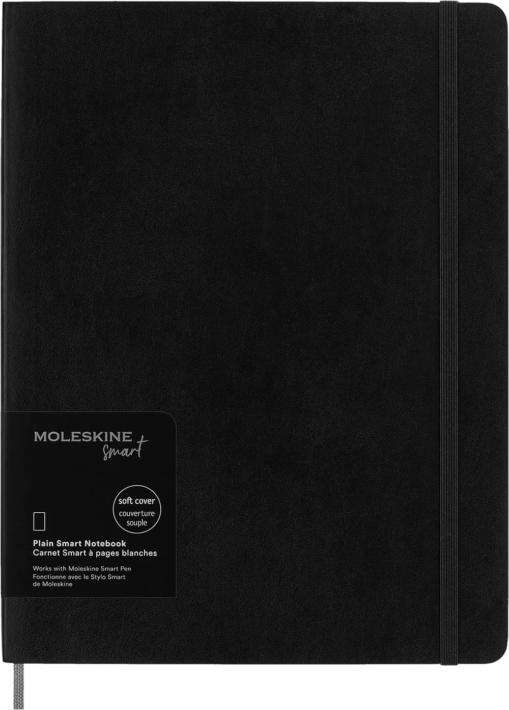 Moleskine Smart Notebook XL 19 x 25 Black Soft Cover with NCoded Paper
