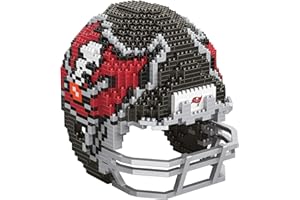 FOCO Unisex NFL 3D BRXLZ Puzzle Replica Helmet Set