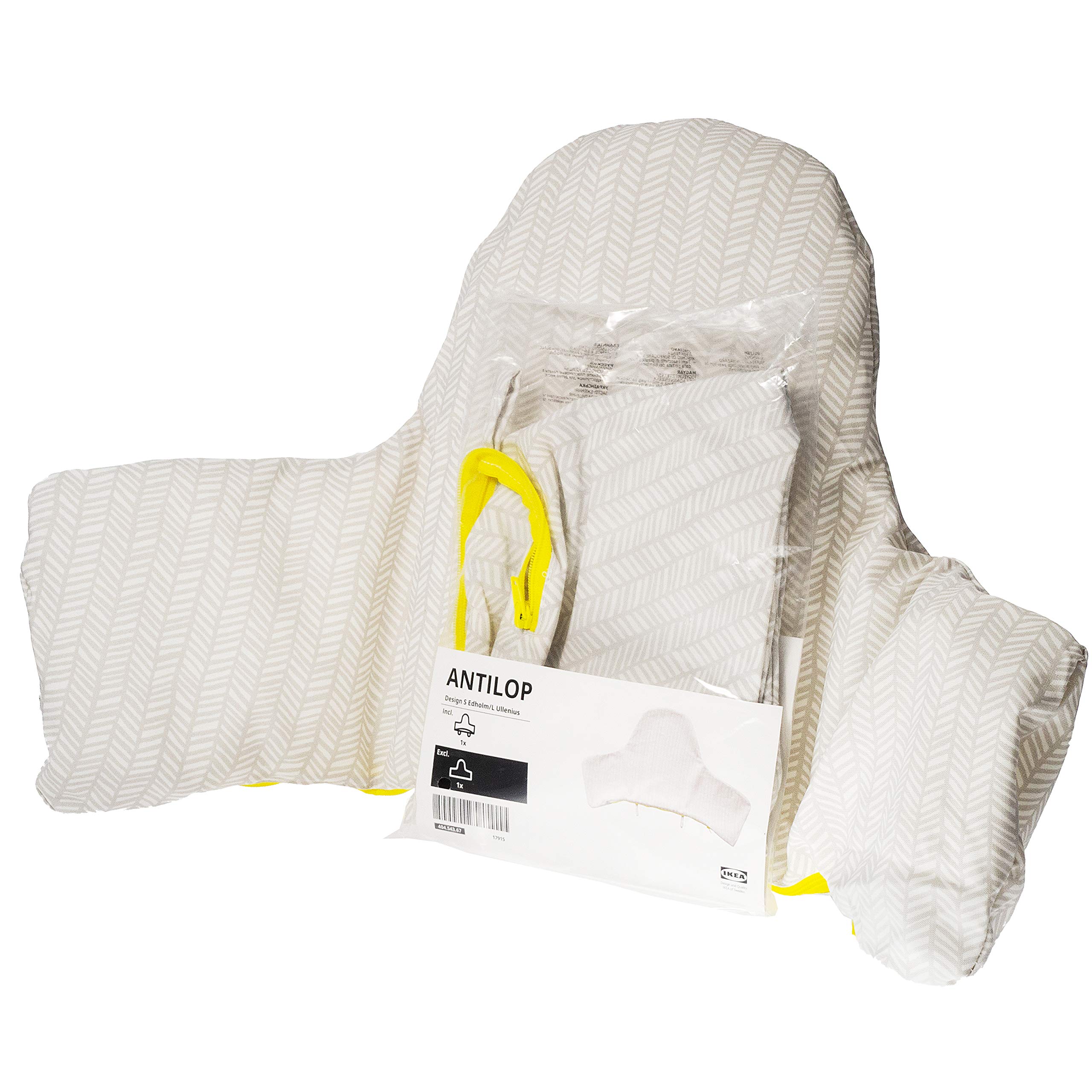Ikea ANTILOP Inflatable Supporting Cushion & 2 x Grey Covers (For High Chair)