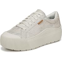 Dr. Scholl's Shoes Time Off Sneaker Donna - Bianco E Oro, Plateau 3,8 Cm, Sostenibile, Taglia 38 EU