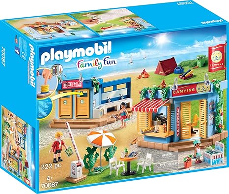 PLAYMOBIL 70087 Family Fun Großer Campingplatz, bunt
