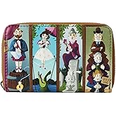 Loungefly Disney Haunted Mansion Stretching Room Portraits Faux Leather Zip-Around Wallet