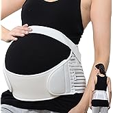 NeoTech Care Pregnancy Belly Band, Maternity Belt, for Pregnancy Belly Support, Back/Pelvic Support (Size XL, Ivory Color)