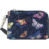 Anuschka Wanderlust Quilted Fabric Collection Women's Double Zip Wristlet