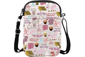 LEVLO Singer Crossbody Bag Music Album Lover Gift Singer Concert Shoulder Bag Music Lover Tour Merchandise