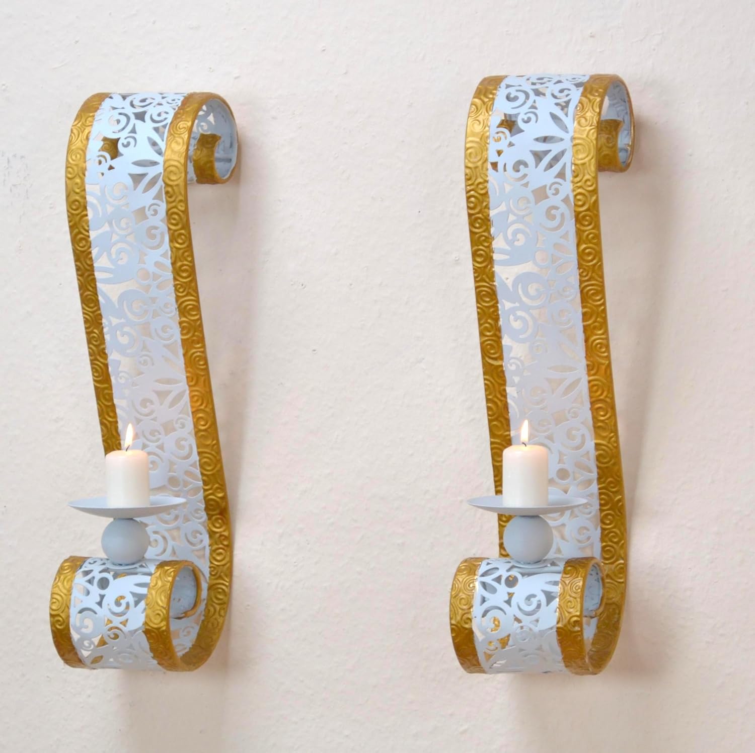 Amazon.de: moebel direkt online Wandkerzenhalter 2er-Set