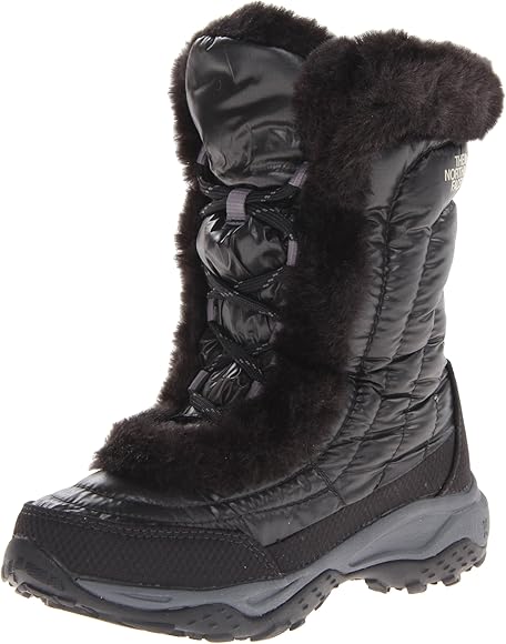 north face fur boots