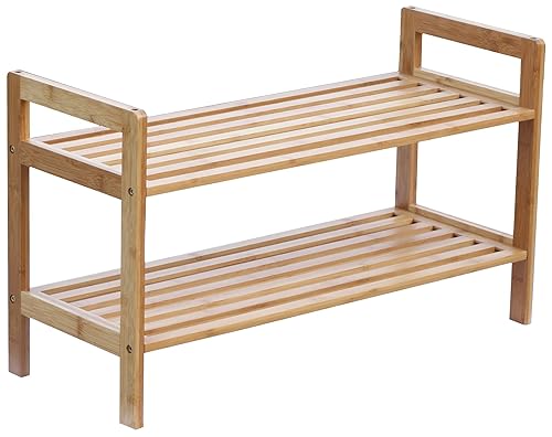 Oceanstar 2-Tier Bamboo Shoe Rack, Brown, SR1309 in Kenya Whizz
