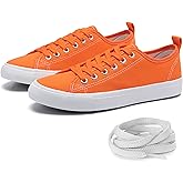 Canvas Shoes for Women Casual Low Top Sneakers Fashion Womens Tennis Shoes with Extra Laces