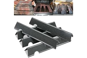 MORIINTL Flavorizer Bars for Weber Genesis II/LX 300 Series, Genesis II E310, II E315, II E335 (2017 and Newer) Gas Grills, 17-Inch Porcelain Enameled Steel Flavor Bars for Weber 66795