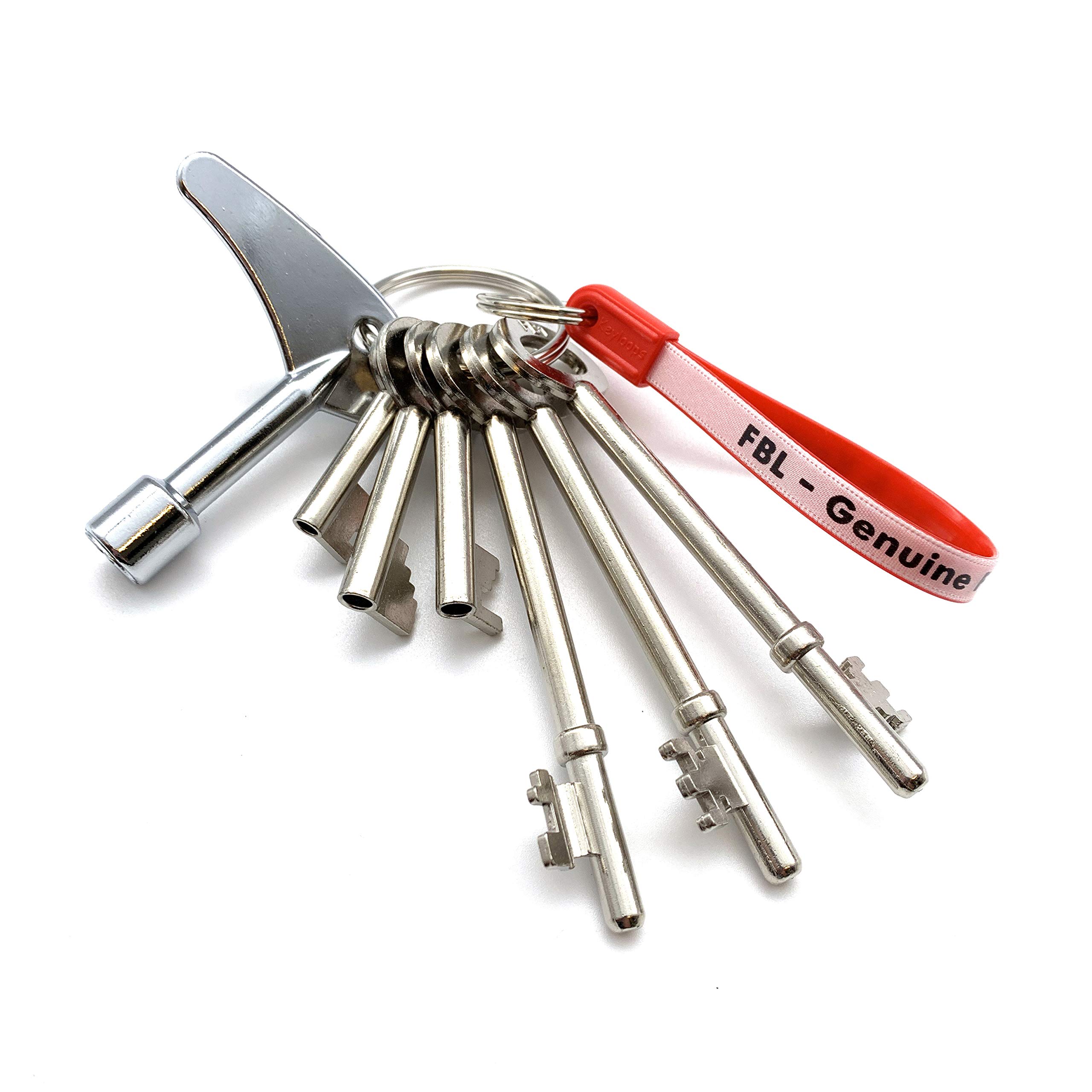 Generic Fire Brigade Key Cabinet, 7 Pieces, 2 Levels, Utility Room