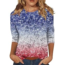 of July Outfits,White USA Shirt,USA Crewneck,Blue