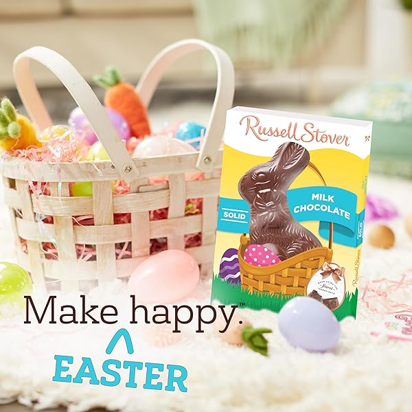 RUSSELL STOVER MILK CHOCOLATE EASTER RABBIT, 7 OZ.
