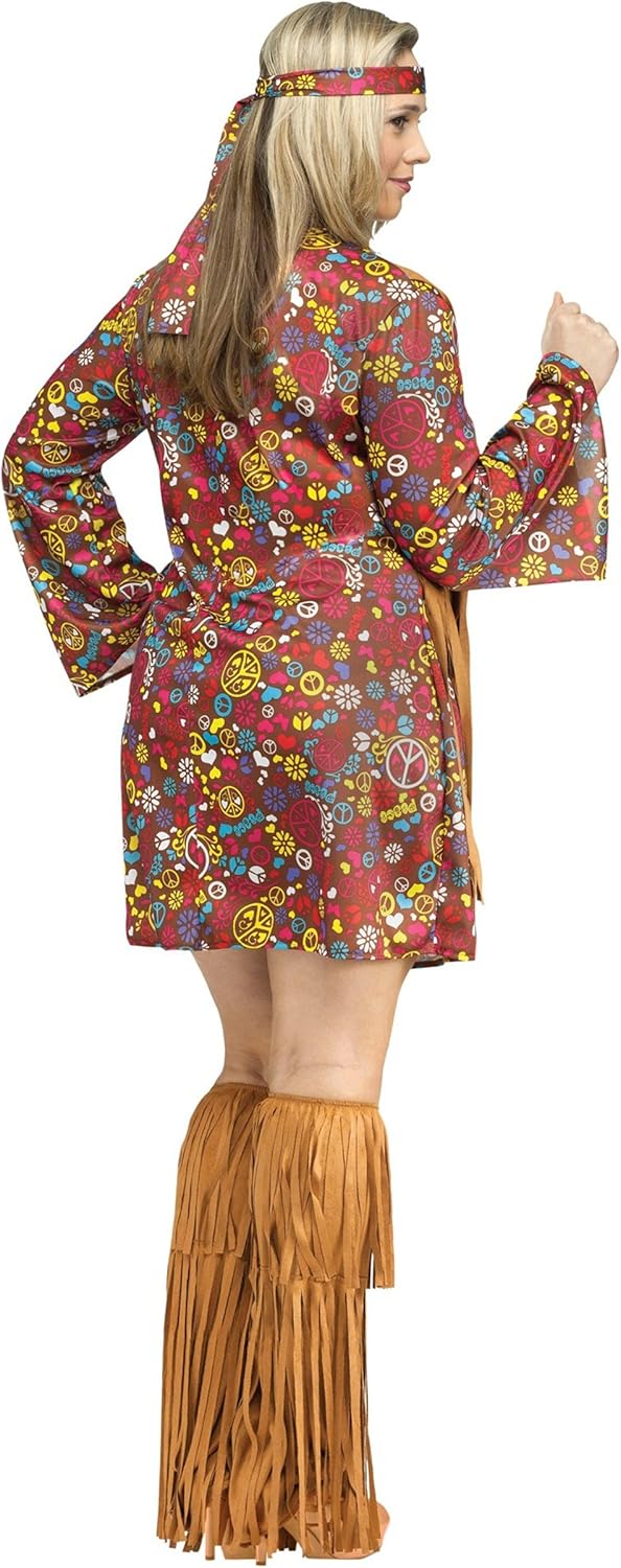 Fun World Peace & Love Hippie Adult Costume: Clothing