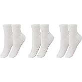 tittimitti 100% Organic Mercerized Cotton Filo di Scozia Women's Socks 3-Pack. Made in Italy