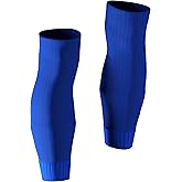Tekkerz leg sleeve over 20 color variations compatible with grip socks for soccer, football, hockey, rugby athletic socks