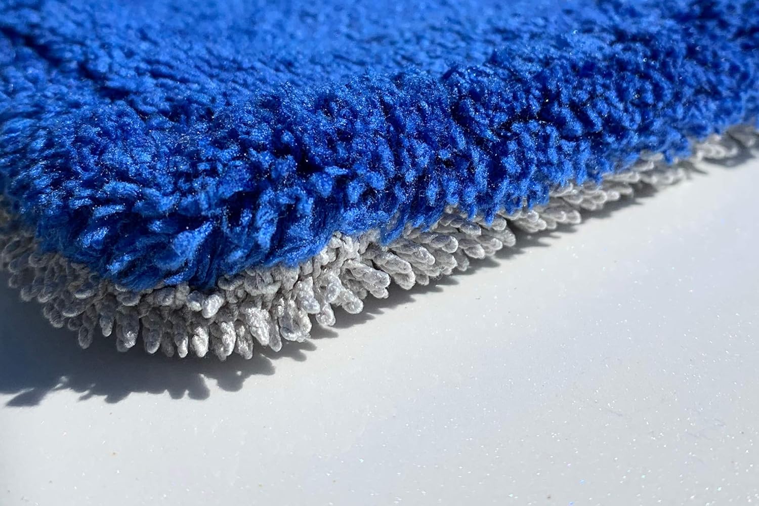 [Amphibian] Car, Truck, SUV Drying Towel | Great for Rinseless Wash | Dual Twist/Plush Weave Dries Streak Free (Blue/Gray, Original (20"x30")): Automotive