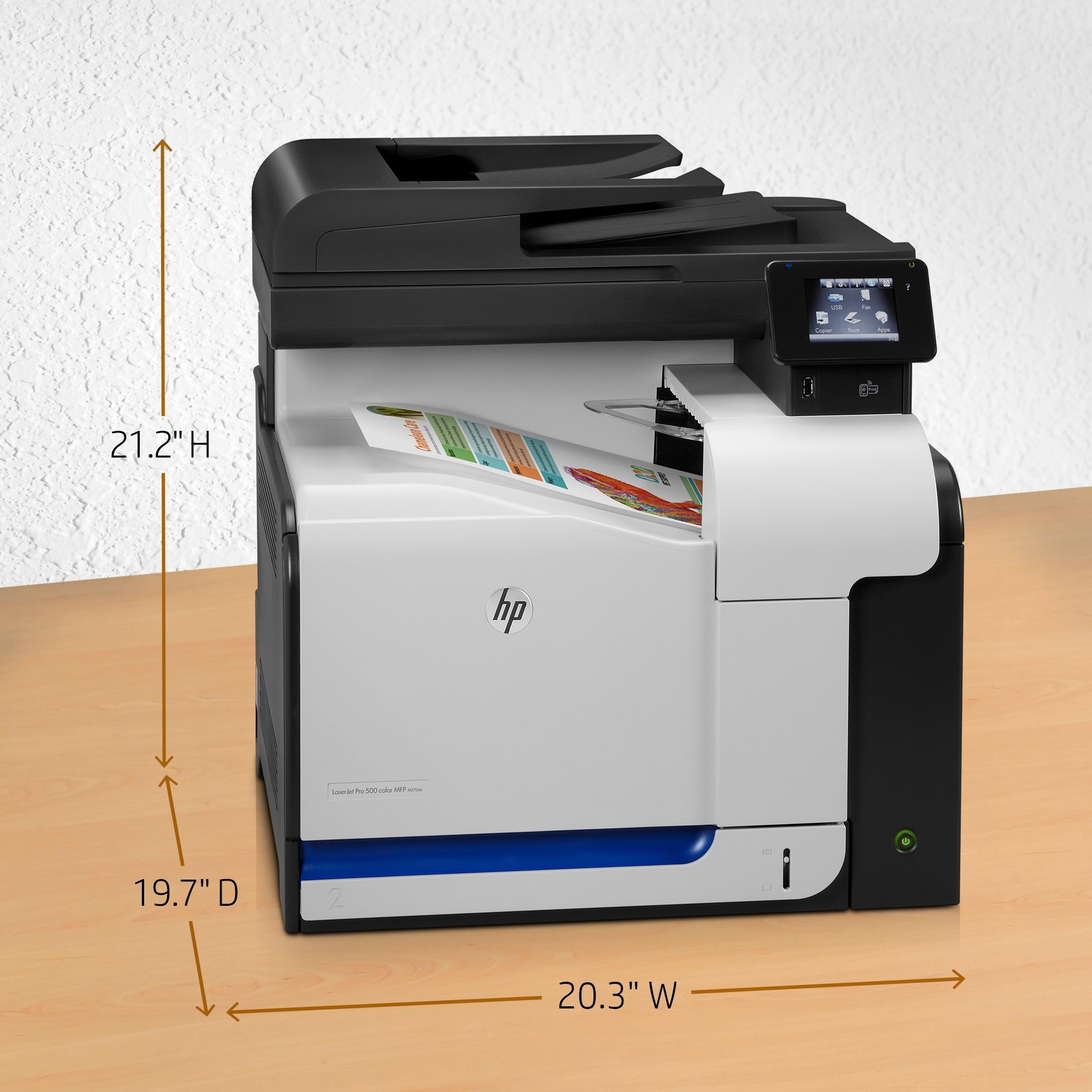 HP LaserJet Pro 500 color MFP M570dn (CZ271A) - Buy Online in UAE. | hp Products in the UAE 
