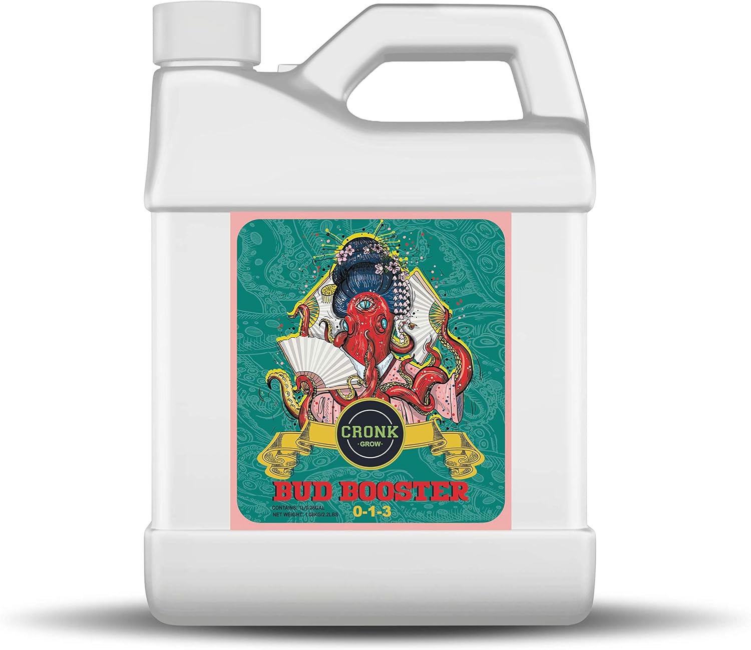 Cronk Grow 4l Bud Booster 0 1 3 Hydroponic Nutrients For Bloom Phase Plant Fertilizer Nutrients Balanced Ph Formula Plant Food Suitable For Soil Soilless And Hydroponic Garden Amazon Ca Patio Lawn Garden