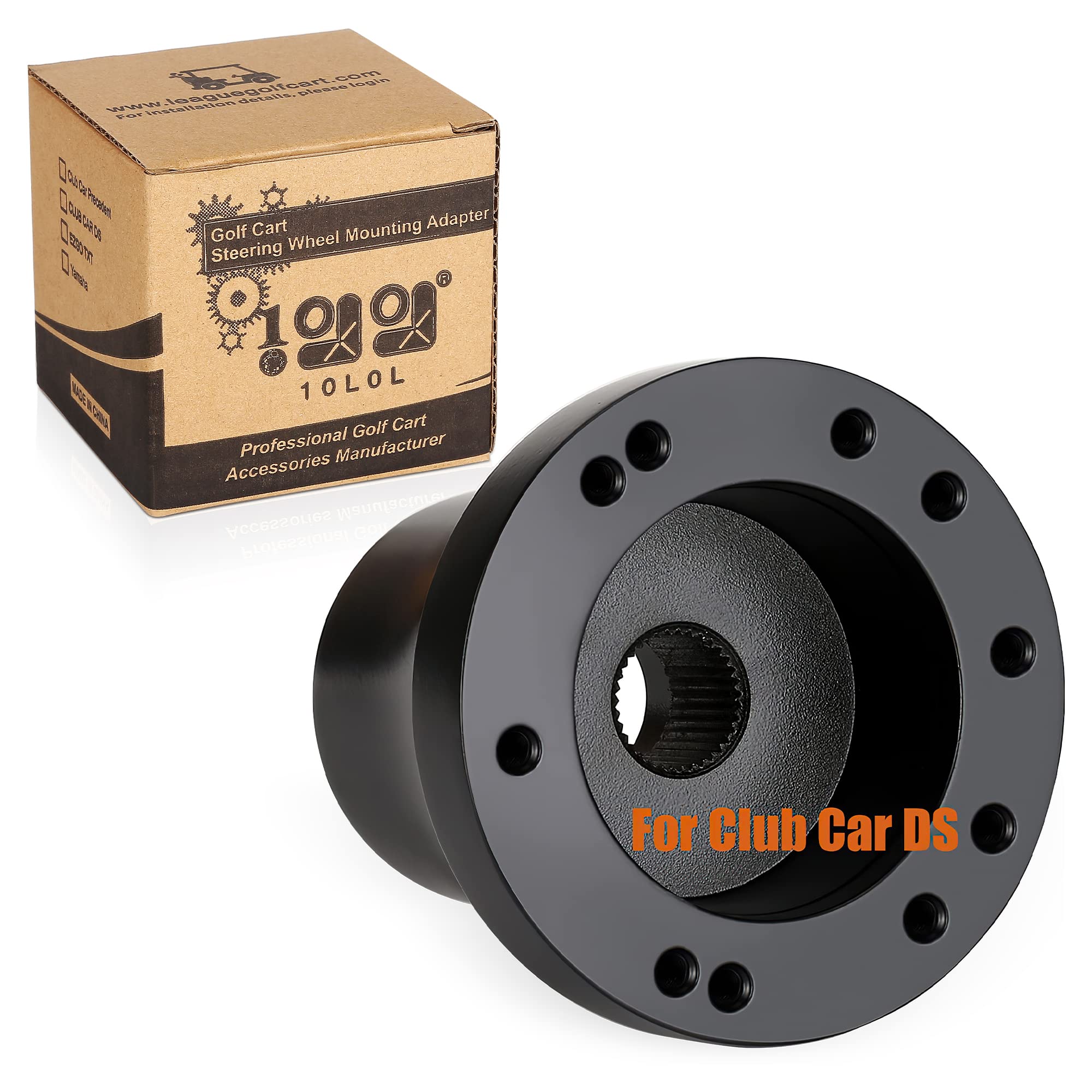 10L0L Golf Cart Steering Wheels Adapter for Club Car DS Golf Cart