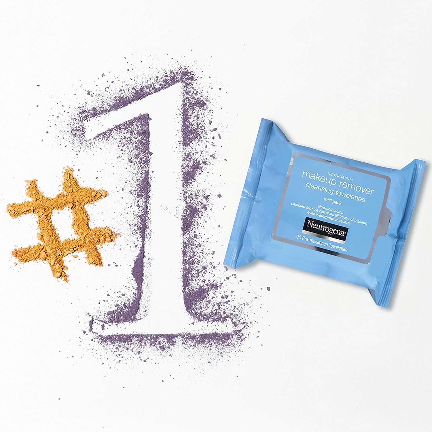 Neutrogena Makeup Remover Cleansing Face Wipes, Daily Cleansing Facial Towelettes to Remove Waterproof Makeup and Mascara, Alcohol-Free, Value Twin Pack, 25 count, 2 Pack: Beauty