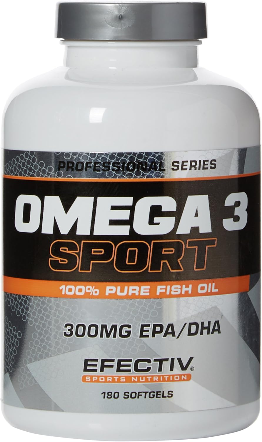 Efectiv Nutrition Omega 3, 180 count (Pack of 1)