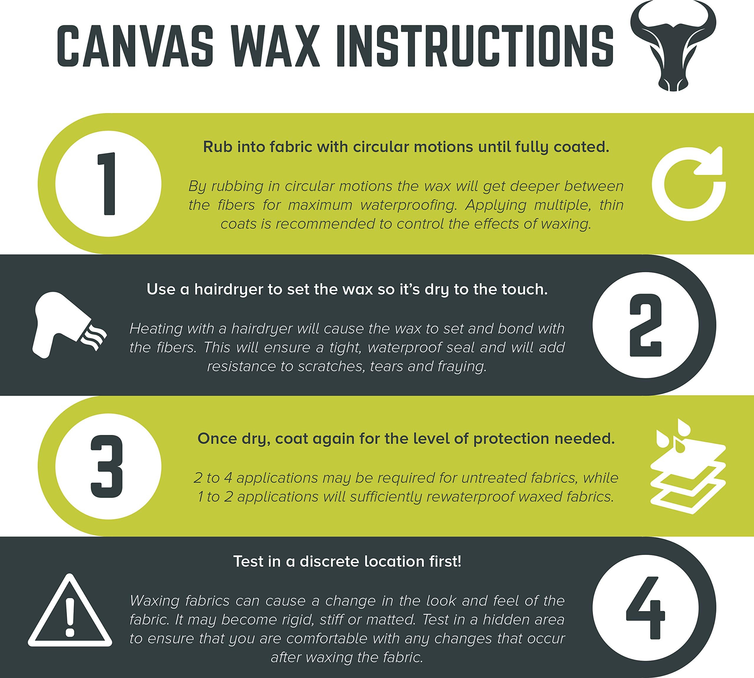 Canvas Wax 12 Oz Natural Canvas Wax For Heavy Fabric Items Made In