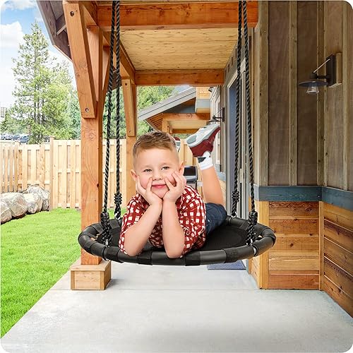 Sorbus Saucer Tree Swing Kids Outdoor Disc Round Swing 24