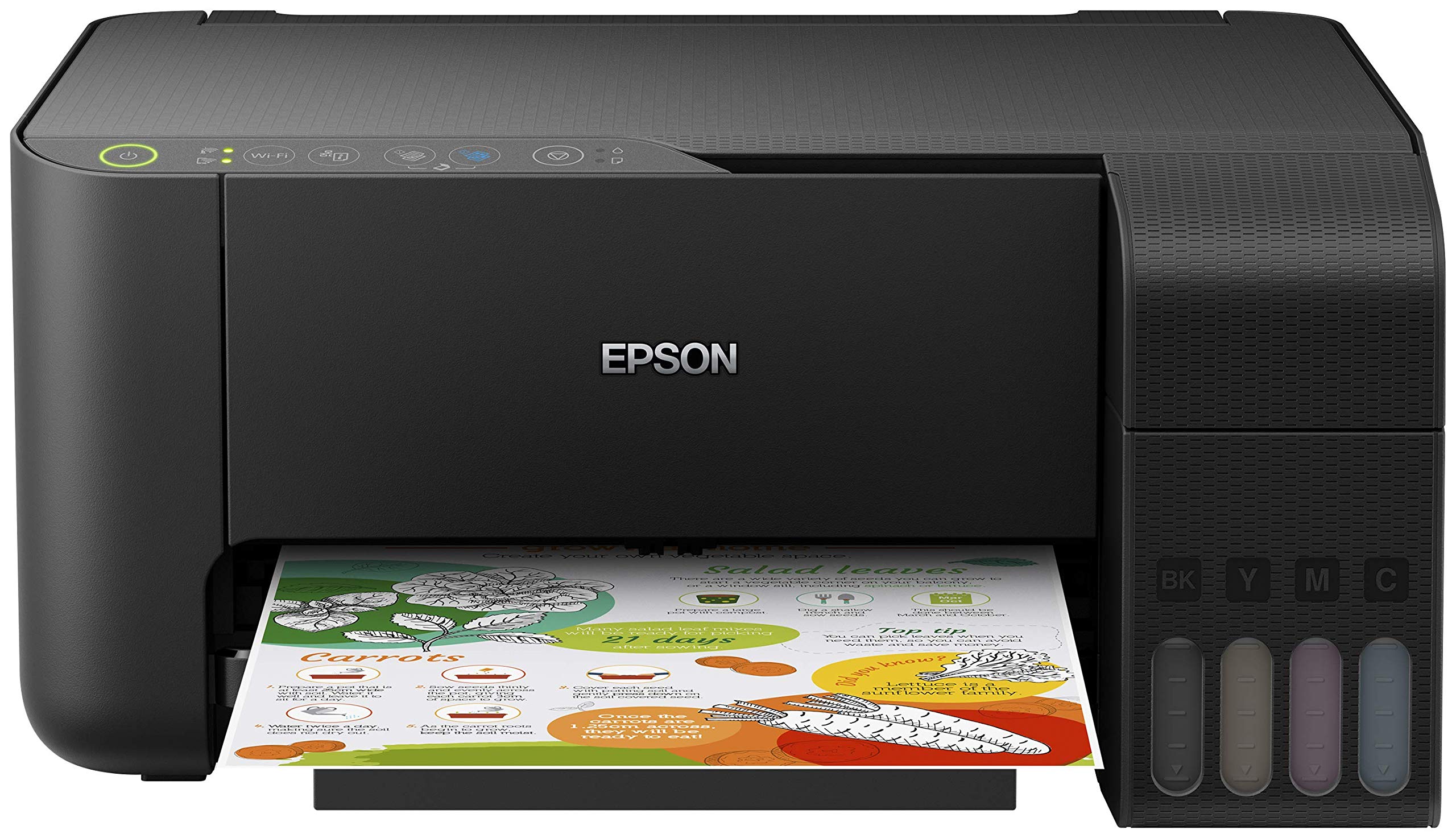Epson EcoTank ET-2710 Print/Scan/Copy Wi-Fi, Cartridge Free Ink Tank Printer, Black