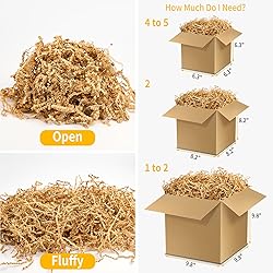 Mauproy 5oz Kraft Crinkle Cut Paper Shred