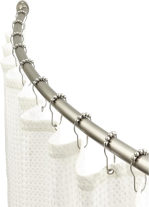 Amazon Com Bath Bliss Wall Mounted Adjustable Curved Bathroom