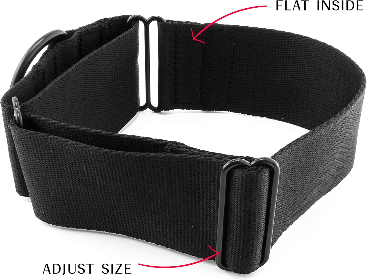 Collari Imbracature E Guinzagli S M Nenoo Collare Martingala Nero Pece Per Levrieri Piu Piccoli E Altri Cani Che Escono Da Collari Normali 25 43 Prodotti Per Animali Domestici Visonic In
