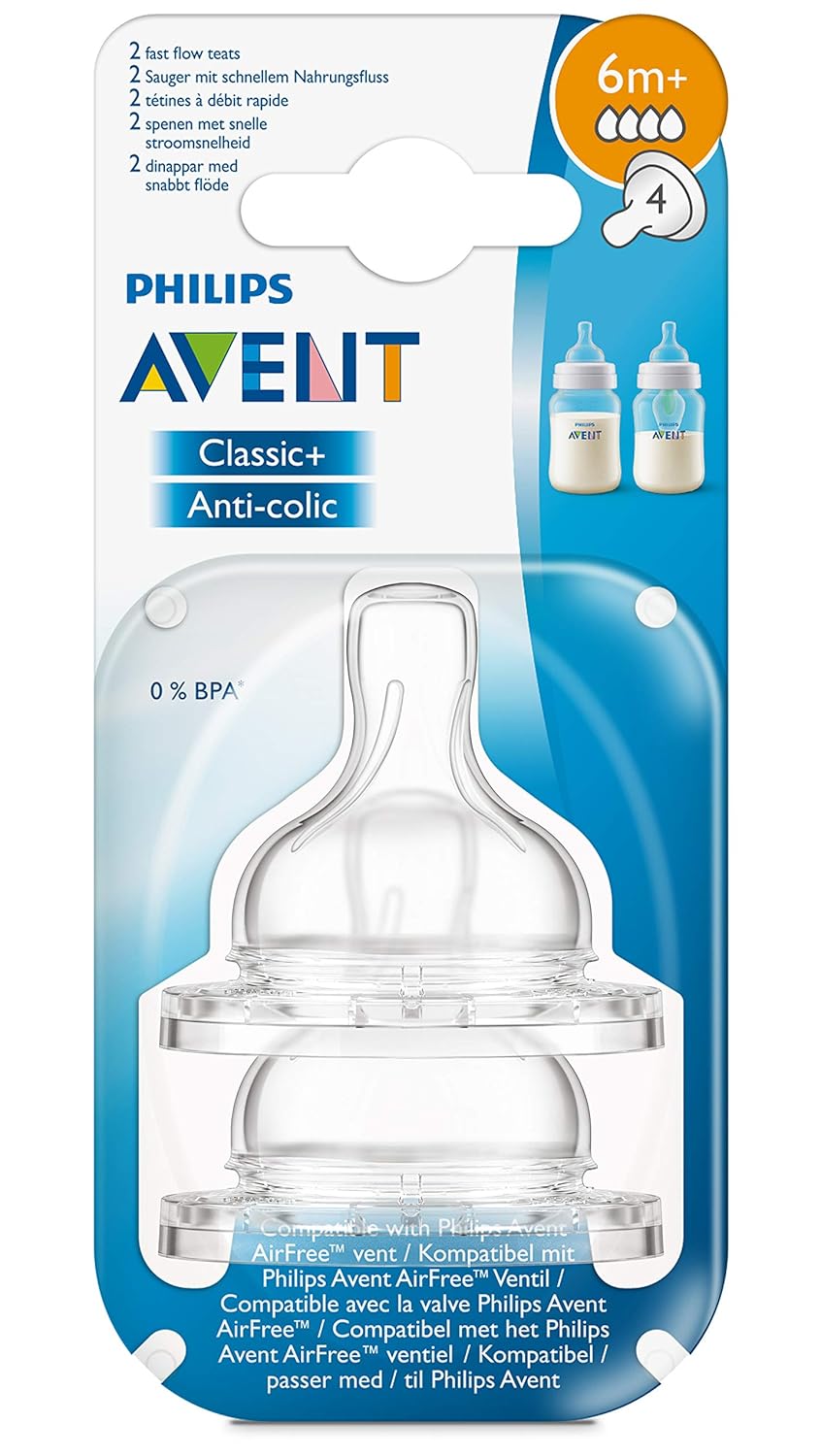 avent slow flow teats