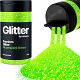 Hemway Fluorescent Green Glitter Shaker 130g Fine Resin Epoxy Craft