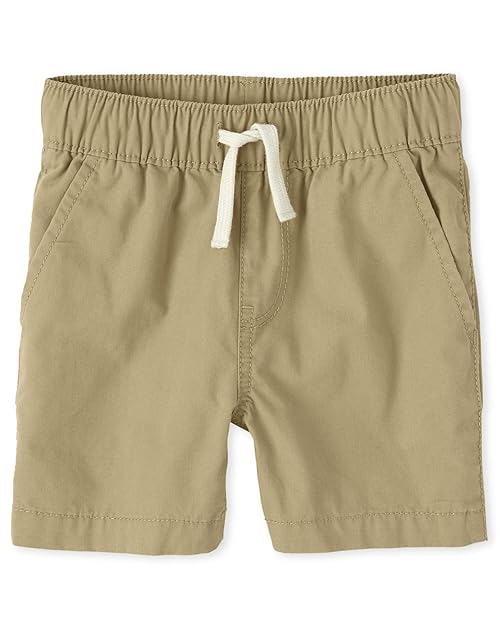 The Children's Place Baby Boys And Toddler Boys Pull on Jogger Shorts,Flax Single,18-24MONTH