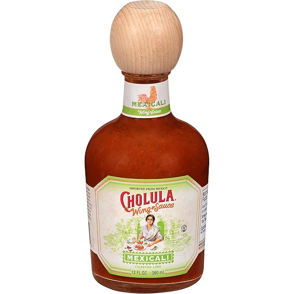 CHOLULA MEXICALI WING SAUCE, 12 FL OZ