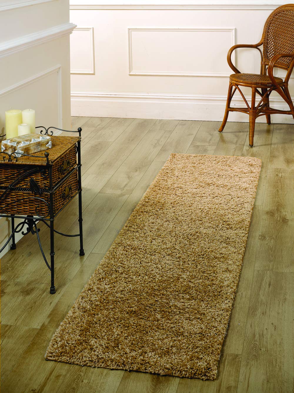 Lord of Rugs LONG MODERN TRADITIONAL STRIPED SHAGGY HALLWAY HALL RUNNER