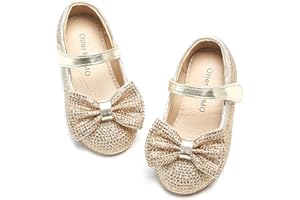 Otter MOMO Toddler/Little Girls Mary Jane Ballerina Flats Shoes Slip-on School Party Dress Shoes