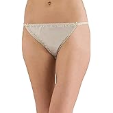 INTIMO Womens Classic Silk String Bikini