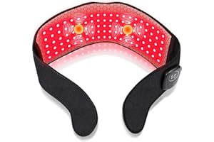 Red Light Therapy Wrap, Cordless Infrared Light Therapy Devices Waist Belt with 660nm&850nm Adjustable Heat Vibration, Relaxi