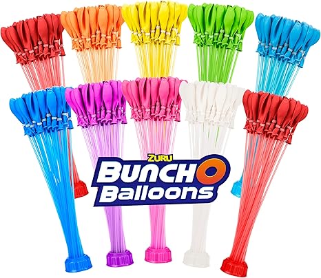 Bunch O Balloons - 350 Rapid-Fill Water Balloons (10 Pack) Amazon Exclusive, Multi-Colored